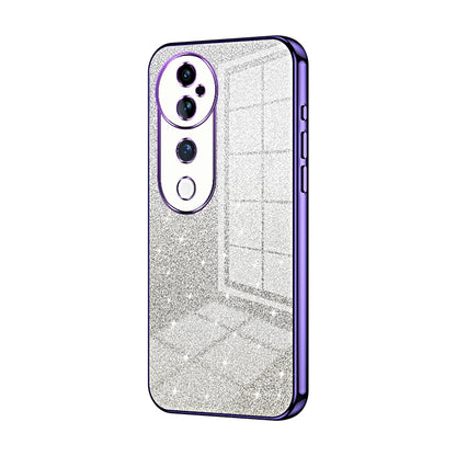 vivo S19 Pro Luxurious Electroplated Gradient Glitter Powder Case - Enhanced Lens Protection