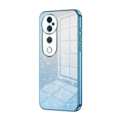 vivo S19 Pro Luxurious Electroplated Gradient Glitter Powder Case - Enhanced Lens Protection