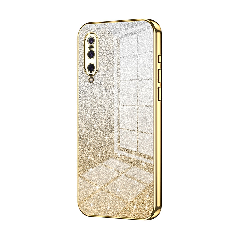 Xiaomi Mi 9 Luxurious Electroplated Gradient Glitter Powder Case - Enhanced Lens Protection