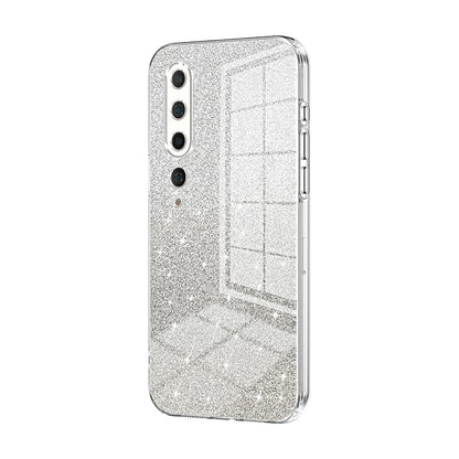 Xiaomi Mi 10 5G Luxurious Electroplated Gradient Glitter Powder Case - Enhanced Lens Protection