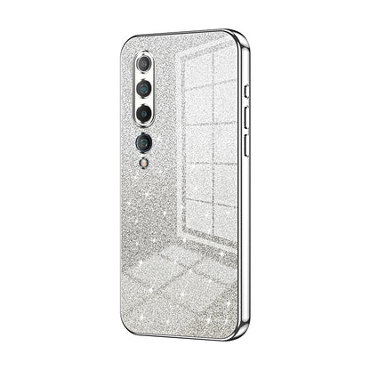 Xiaomi Mi 10 5G Luxurious Electroplated Gradient Glitter Powder Case - Enhanced Lens Protection