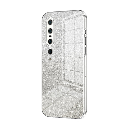 Xiaomi Mi 10 Pro 5G Luxurious Electroplated Gradient Glitter Powder Case - Enhanced Lens Protection