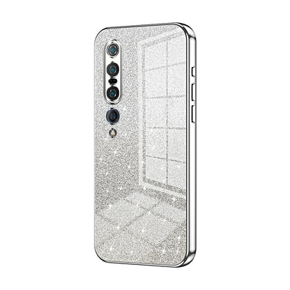 Xiaomi Mi 10 Pro 5G Luxurious Electroplated Gradient Glitter Powder Case - Enhanced Lens Protection