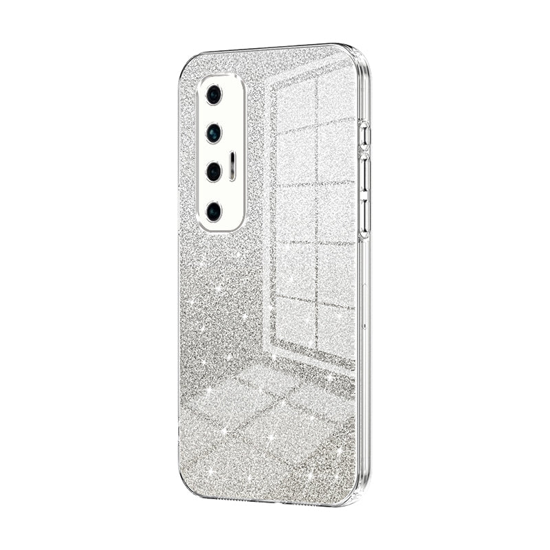 Xiaomi Mi 10S Luxurious Electroplated Gradient Glitter Powder Case - Enhanced Lens Protection