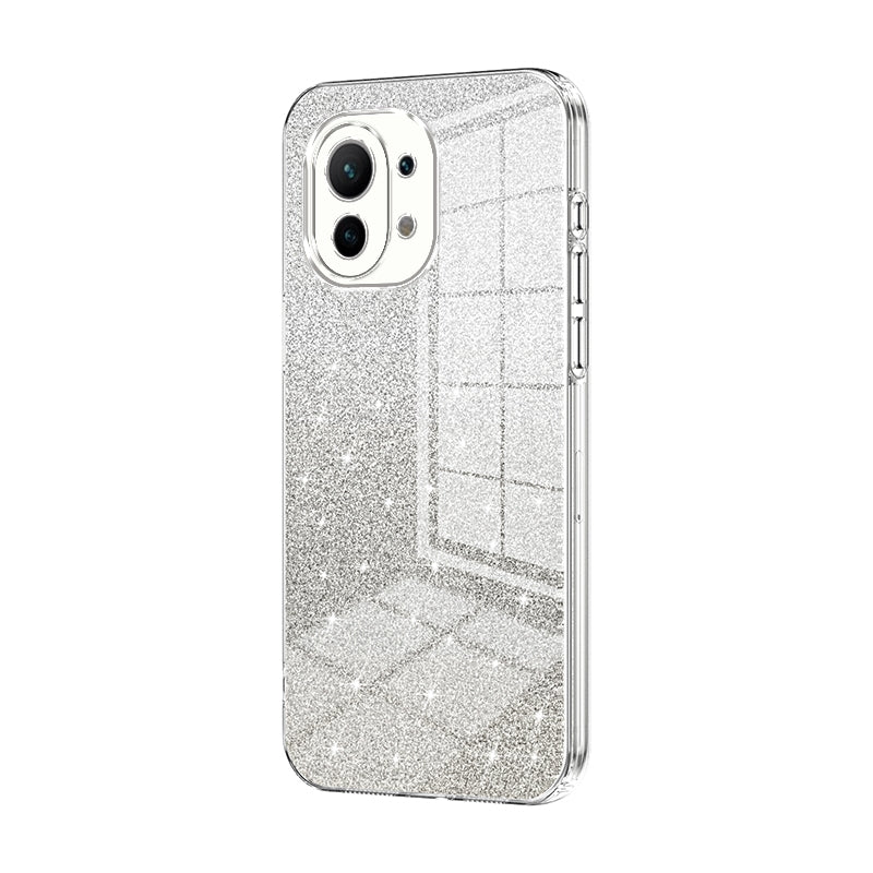 Xiaomi Mi 11 Luxurious Electroplated Gradient Glitter Powder Case - Enhanced Lens Protection