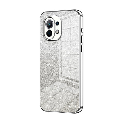 Xiaomi Mi 11 Luxurious Electroplated Gradient Glitter Powder Case - Enhanced Lens Protection