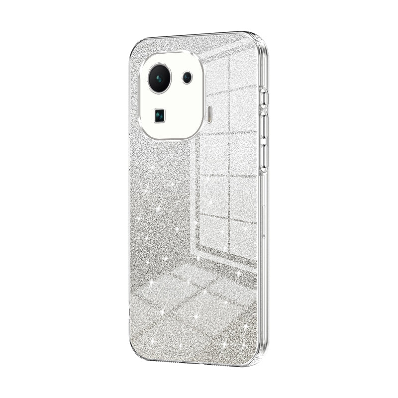 Xiaomi Mi 11 Pro Luxurious Electroplated Gradient Glitter Powder Case - Enhanced Lens Protection