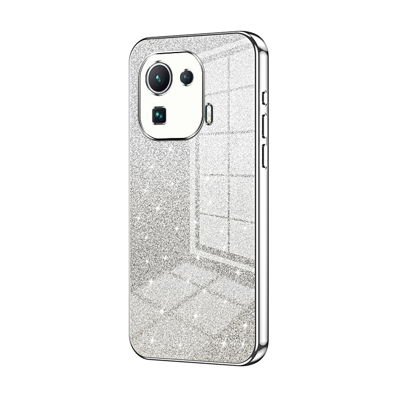 Xiaomi Mi 11 Pro Luxurious Electroplated Gradient Glitter Powder Case - Enhanced Lens Protection