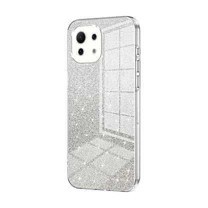 Xiaomi Mi 11 Lite 4G Luxurious Electroplated Gradient Glitter Powder Case - Enhanced Lens Protection