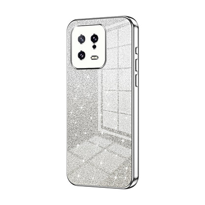 Xiaomi 13 Luxurious Electroplated Gradient Glitter Powder Case - Enhanced Lens Protection