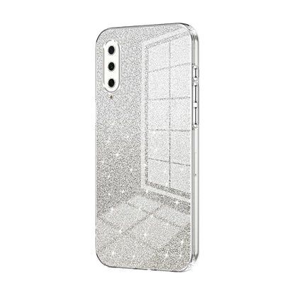 Xiaomi Mi CC9e Luxurious Electroplated Gradient Glitter Powder Case - Enhanced Lens Protection