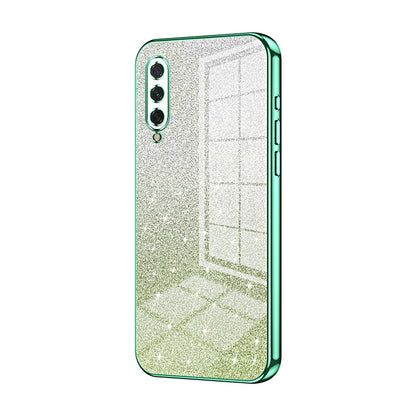 Xiaomi Mi A3 Luxurious Electroplated Gradient Glitter Powder Case - Enhanced Lens Protection