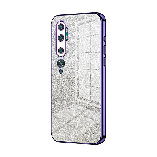 Xiaomi Mi CC9 Pro Luxurious Electroplated Gradient Glitter Powder Case - Enhanced Lens Protection