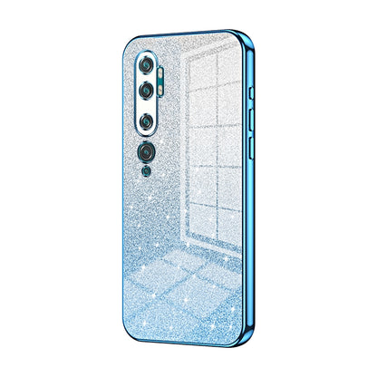 Xiaomi Mi CC9 Pro Luxurious Electroplated Gradient Glitter Powder Case - Enhanced Lens Protection