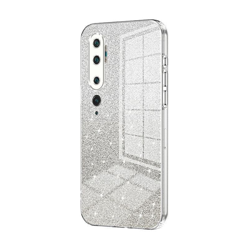 Xiaomi Mi CC9 Pro Luxurious Electroplated Gradient Glitter Powder Case - Enhanced Lens Protection