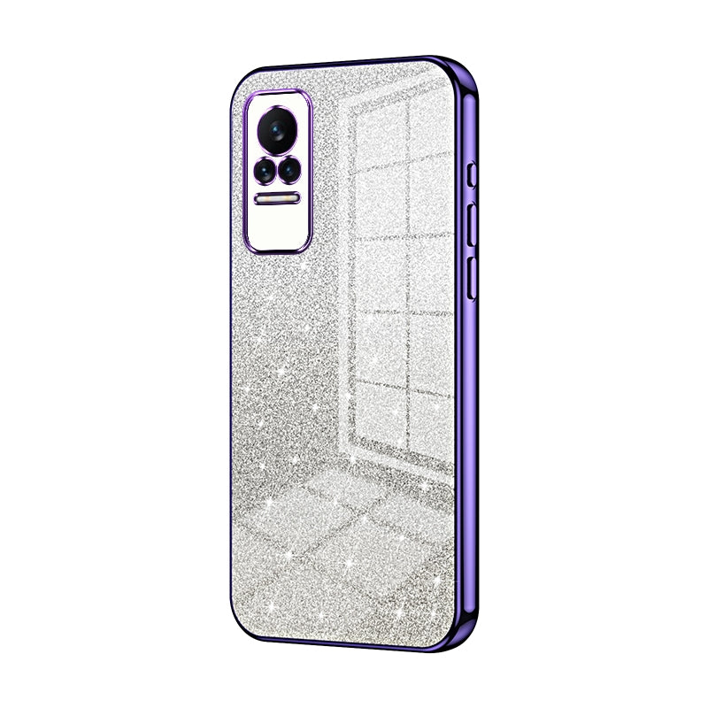 Xiaomi Civi 1S Luxurious Electroplated Gradient Glitter Powder Case - Enhanced Lens Protection