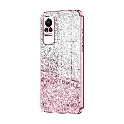 Xiaomi Civi Luxurious Electroplated Gradient Glitter Powder Case - Enhanced Lens Protection