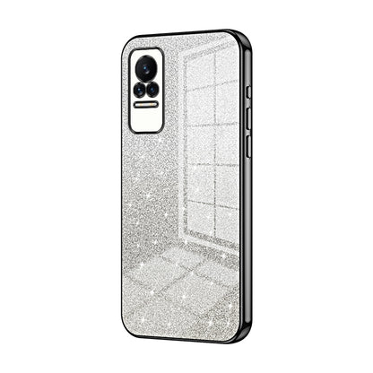 Xiaomi Civi Luxurious Electroplated Gradient Glitter Powder Case - Enhanced Lens Protection