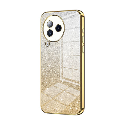 Xiaomi Civi 3 Luxurious Electroplated Gradient Glitter Powder Case - Enhanced Lens Protection