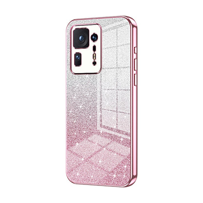 Xiaomi Mix 4 Luxurious Electroplated Gradient Glitter Powder Case - Enhanced Lens Protection