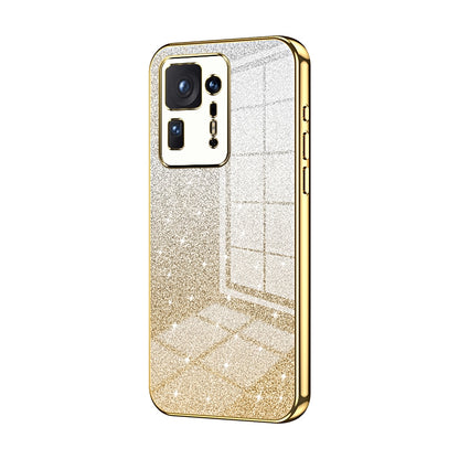 Xiaomi Mix 4 Luxurious Electroplated Gradient Glitter Powder Case - Enhanced Lens Protection