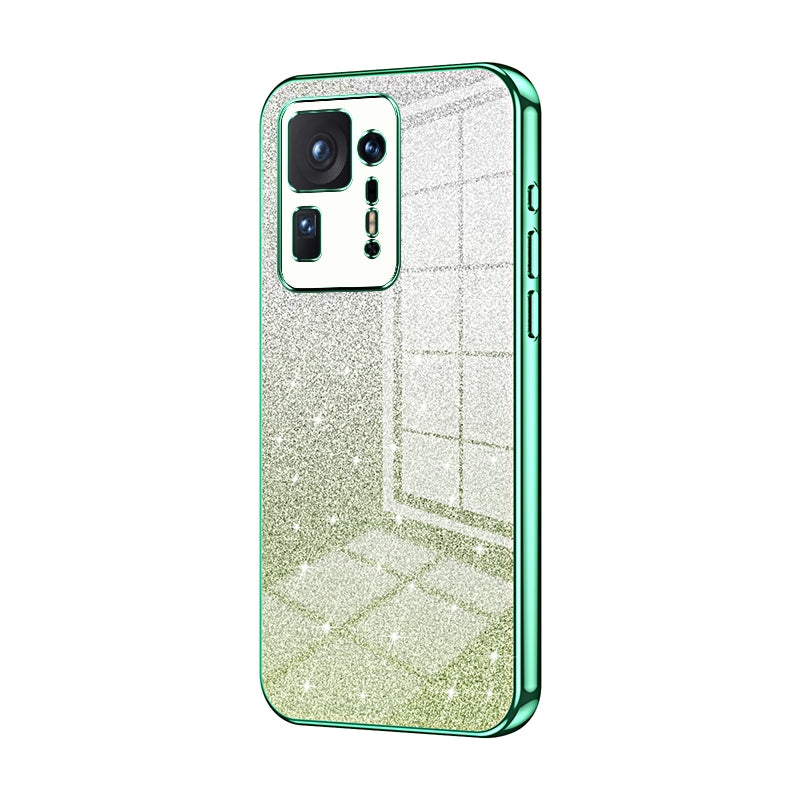 Xiaomi Mix 4 Luxurious Electroplated Gradient Glitter Powder Case - Enhanced Lens Protection