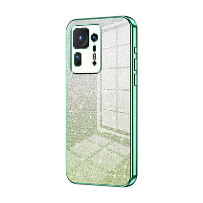 Xiaomi Mix 4 Luxurious Electroplated Gradient Glitter Powder Case - Enhanced Lens Protection