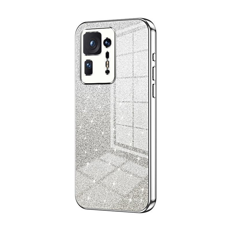 Xiaomi Mix 4 Luxurious Electroplated Gradient Glitter Powder Case - Enhanced Lens Protection