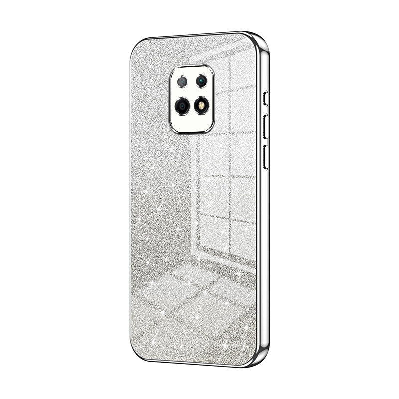 Xiaomi Redmi 10X 5G Luxurious Electroplated Gradient Glitter Powder Case - Enhanced Lens Protection