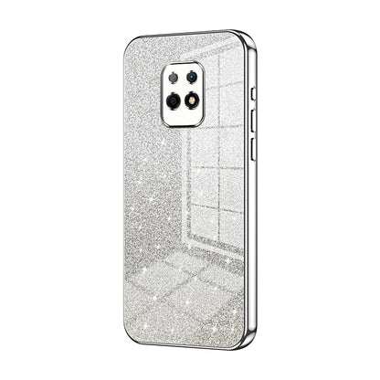 Xiaomi Redmi 10X 5G Luxurious Electroplated Gradient Glitter Powder Case - Enhanced Lens Protection