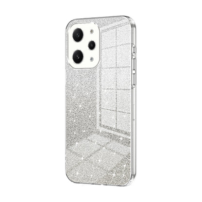 Xiaomi Redmi Note 12R Luxurious Electroplated Gradient Glitter Powder Case - Enhanced Lens Protection