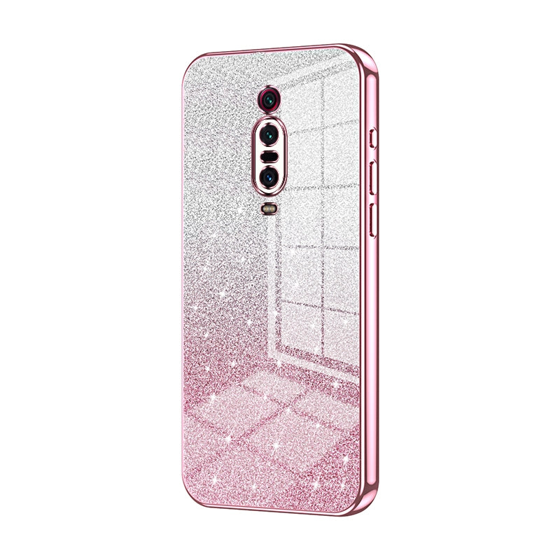 Xiaomi Redmi K20 Luxurious Electroplated Gradient Glitter Powder Case - Enhanced Lens Protection