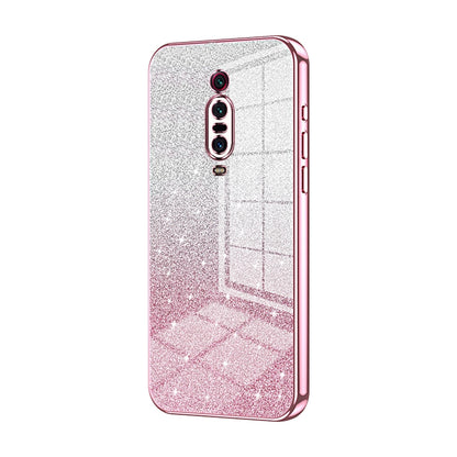 Xiaomi Redmi K20 Luxurious Electroplated Gradient Glitter Powder Case - Enhanced Lens Protection