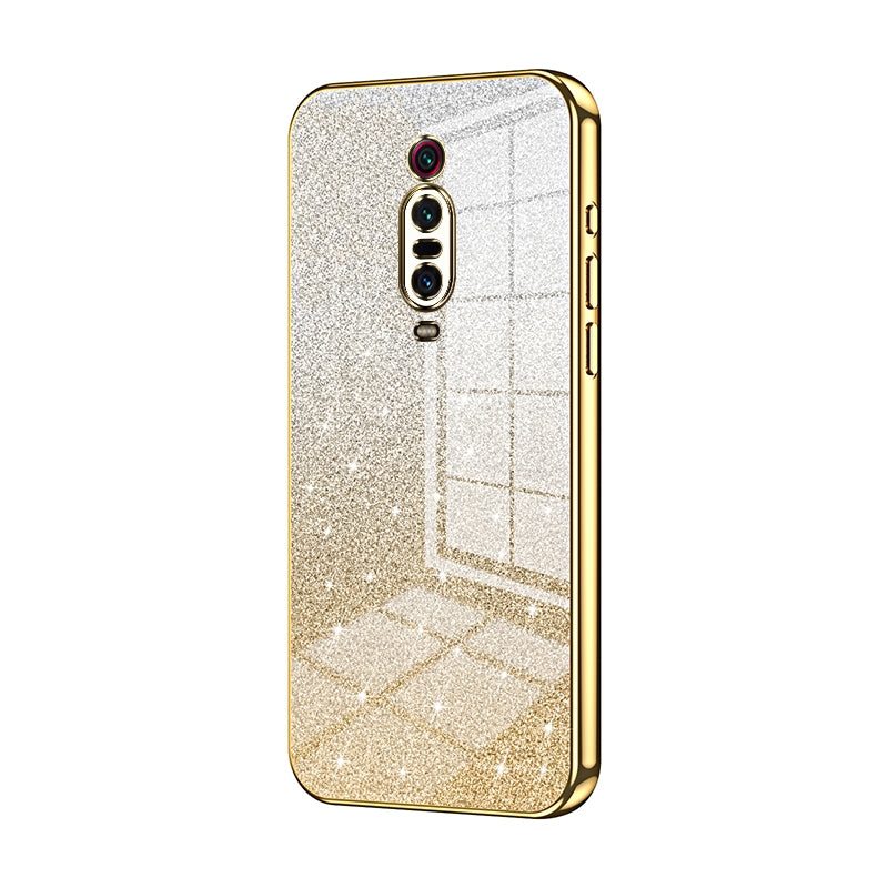 Xiaomi Redmi K20 Luxurious Electroplated Gradient Glitter Powder Case - Enhanced Lens Protection