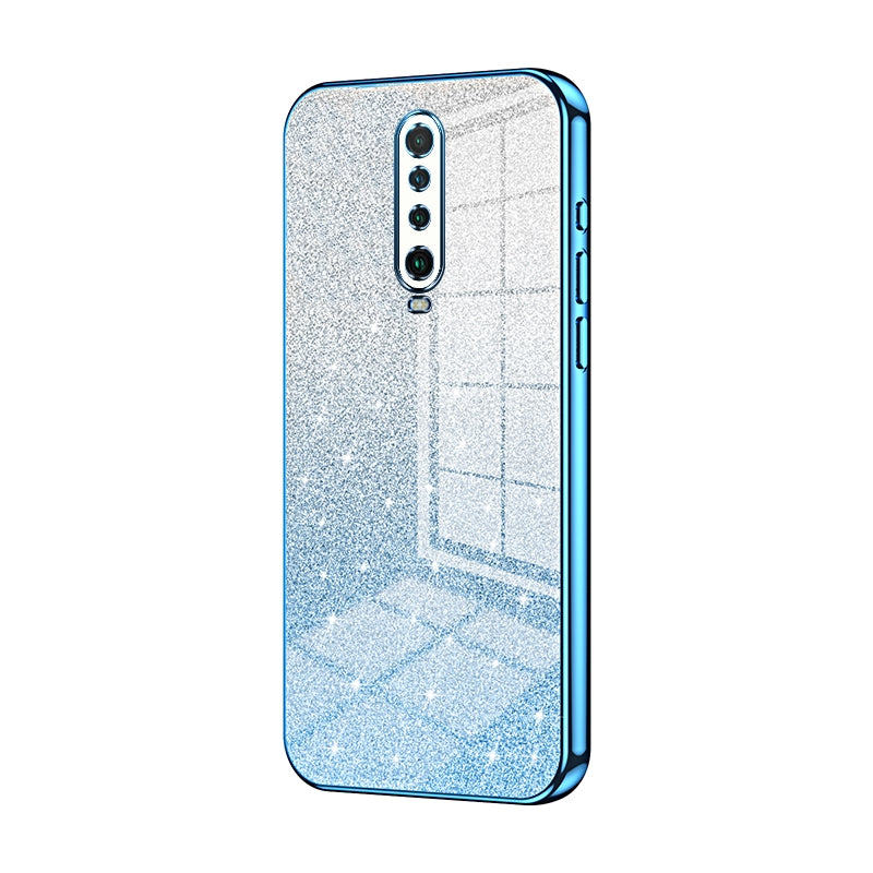 Xiaomi Redmi K30 Luxurious Electroplated Gradient Glitter Powder Case - Enhanced Lens Protection