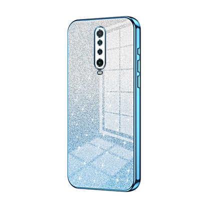 Xiaomi Redmi K30 Luxurious Electroplated Gradient Glitter Powder Case - Enhanced Lens Protection