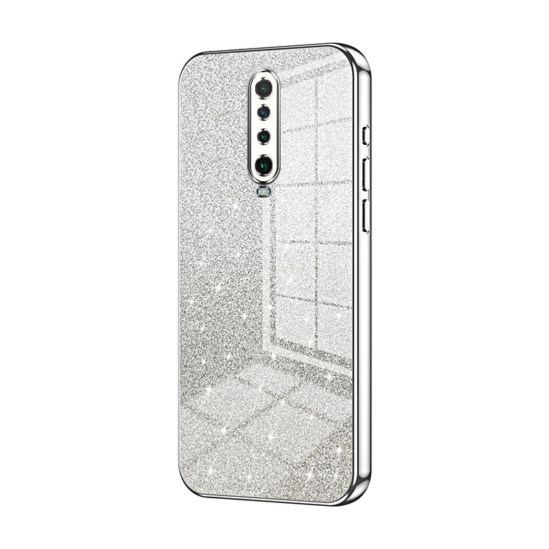 Xiaomi Redmi K30 Luxurious Electroplated Gradient Glitter Powder Case - Enhanced Lens Protection