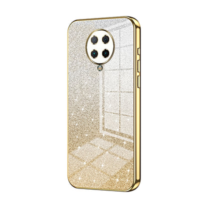 Xiaomi Redmi K30 Pro Luxurious Electroplated Gradient Glitter Powder Case - Enhanced Lens Protection