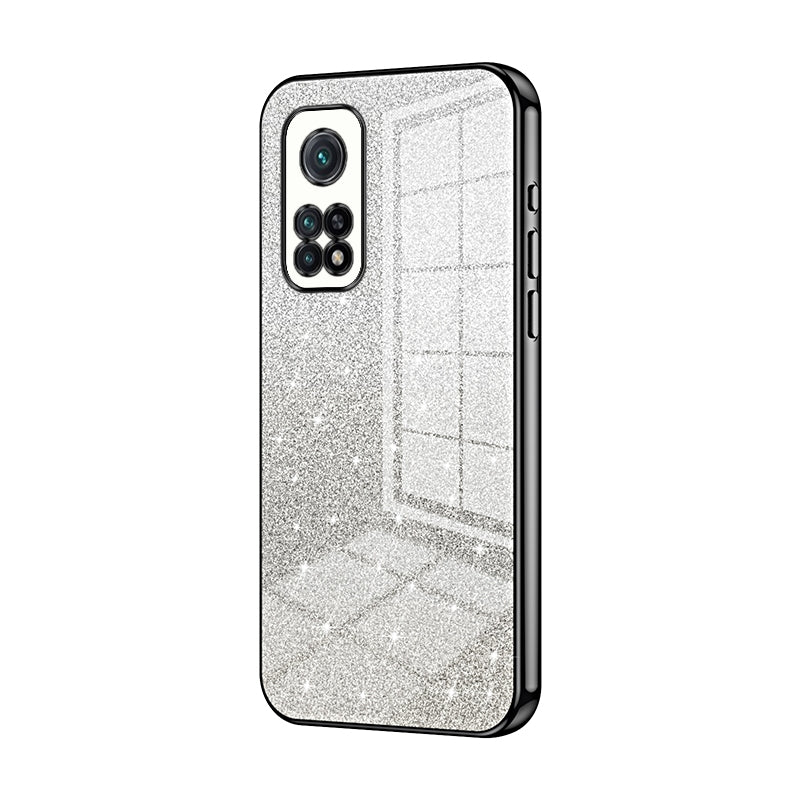 Xiaomi Redmi K30S Luxurious Electroplated Gradient Glitter Powder Case - Enhanced Lens Protection