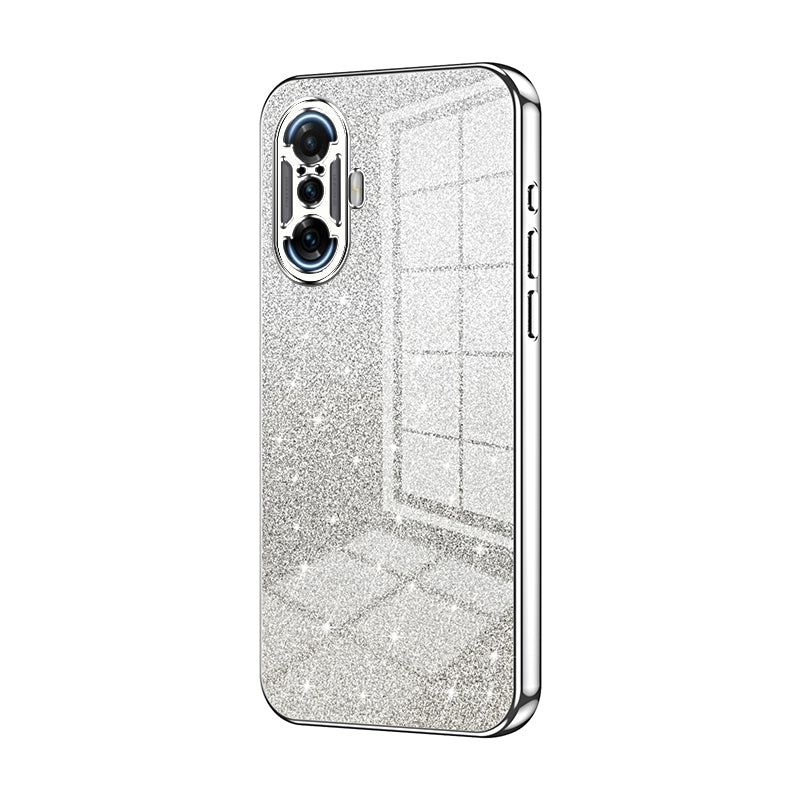 Xiaomi Redmi Poco F3 GT Luxurious Electroplated Gradient Glitter Powder Case - Enhanced Lens Protection