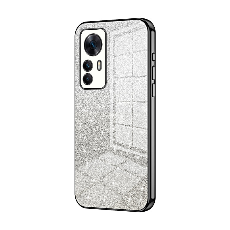 Xiaomi Redmi K50 Ultra Luxurious Electroplated Gradient Glitter Powder Case - Enhanced Lens Protection