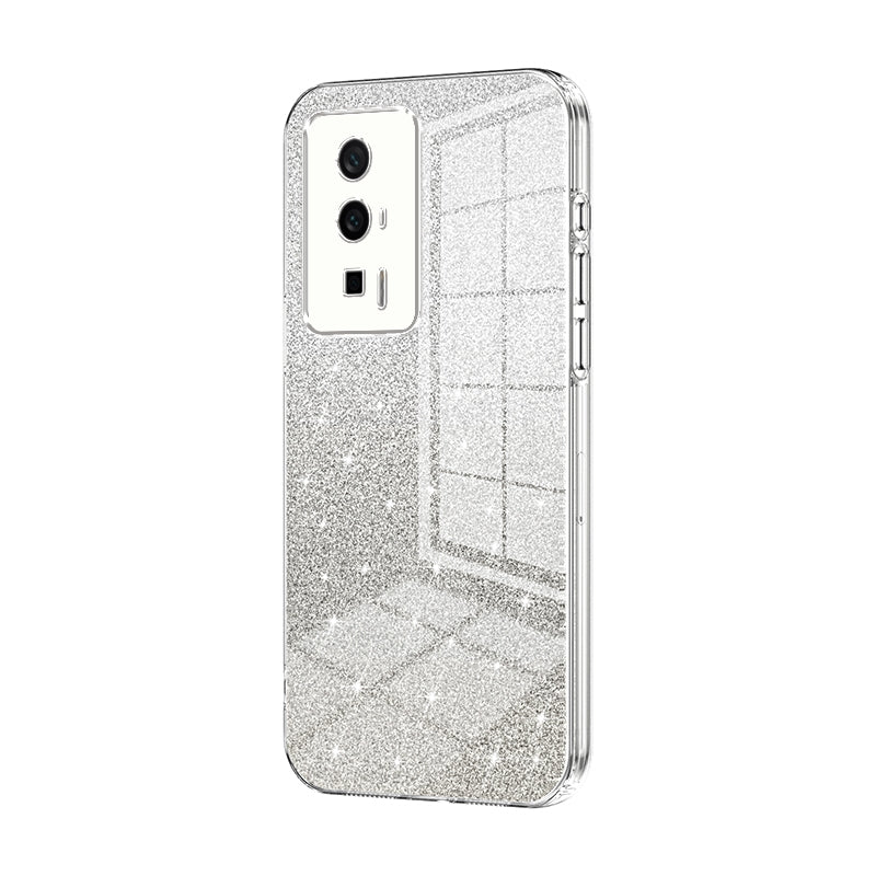 Xiaomi Redmi K60 Luxurious Electroplated Gradient Glitter Powder Case - Enhanced Lens Protection