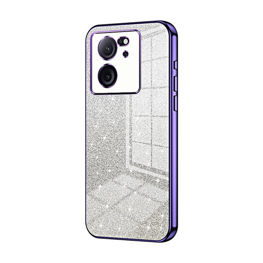 Xiaomi Redmi K60 Ultra Luxurious Electroplated Gradient Glitter Powder Case - Enhanced Lens Protection