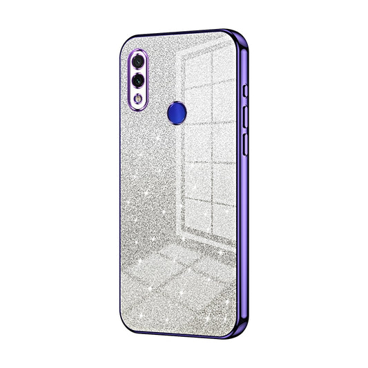 Xiaomi Redmi Note 7 Luxurious Electroplated Gradient Glitter Powder Case - Enhanced Lens Protection