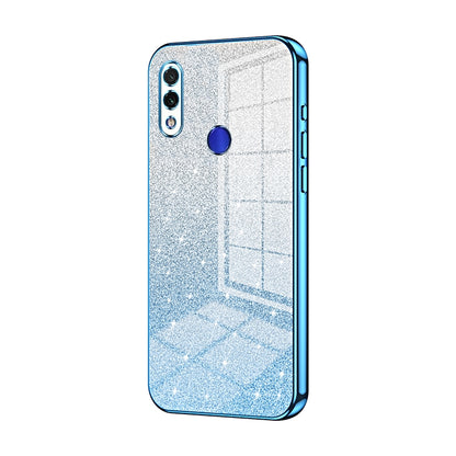 Xiaomi Redmi Note 7 Luxurious Electroplated Gradient Glitter Powder Case - Enhanced Lens Protection