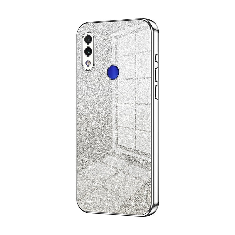 Xiaomi Redmi Note 7 Luxurious Electroplated Gradient Glitter Powder Case - Enhanced Lens Protection