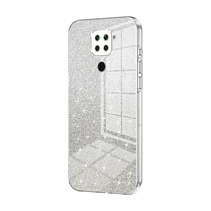 Xiaomi Redmi Note 9 Luxurious Electroplated Gradient Glitter Powder Case - Enhanced Lens Protection