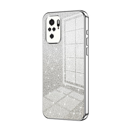 Xiaomi Redmi Note 10S Luxurious Electroplated Gradient Glitter Powder Case - Enhanced Lens Protection