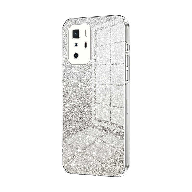 Xiaomi Redmi Note 10 Pro 5G Luxurious Electroplated Gradient Glitter Powder Case - Enhanced Lens Protection