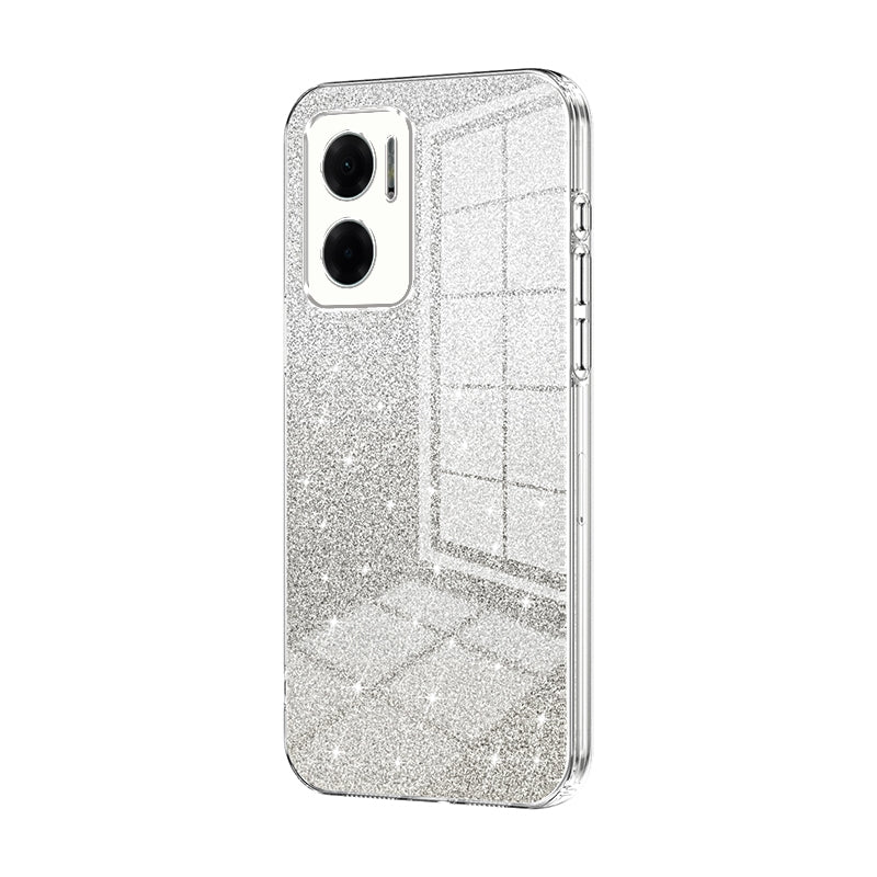 Xiaomi Redmi Note 11E Luxurious Electroplated Gradient Glitter Powder Case - Enhanced Lens Protection